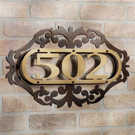 funny metal house signs|decorative metal house numbers.